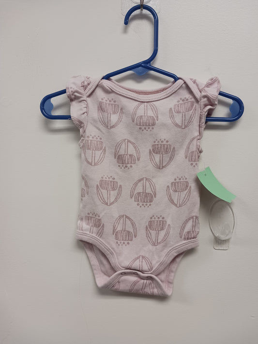 Pink Flower Cloud Island Onesie, NB G