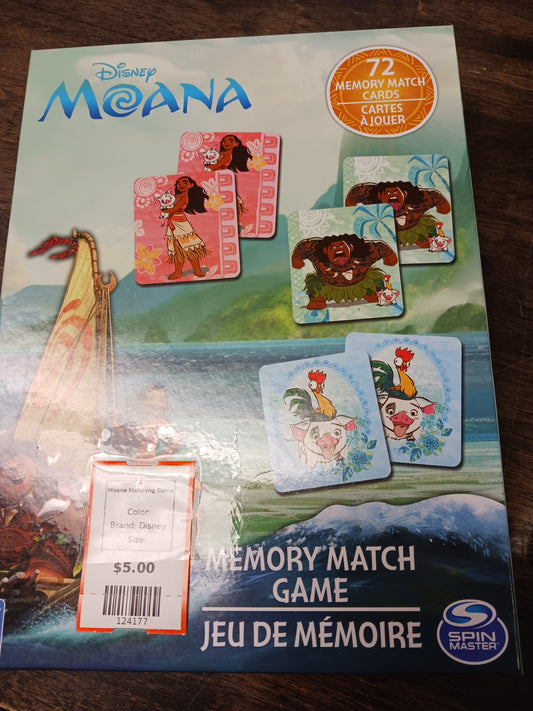 Disney Moana Matching Game