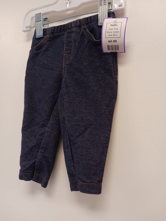 Blue Carters Pants, 6M G