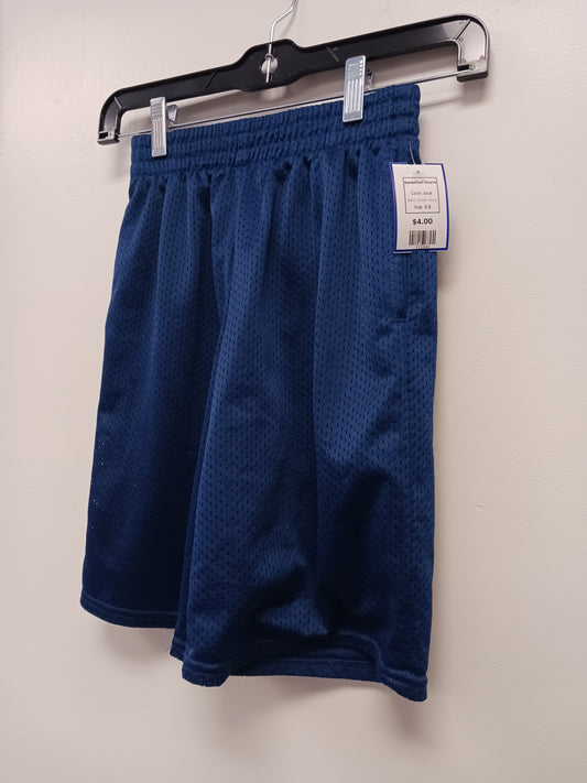 blue Athletic Works Basketball Shorts, 8 B