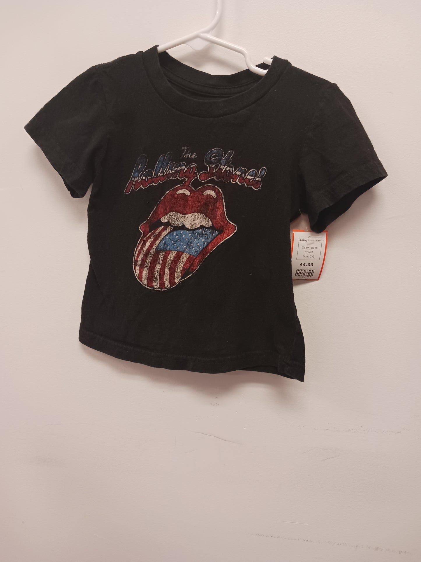 black  Rolling Stone Tshirt, 2 G