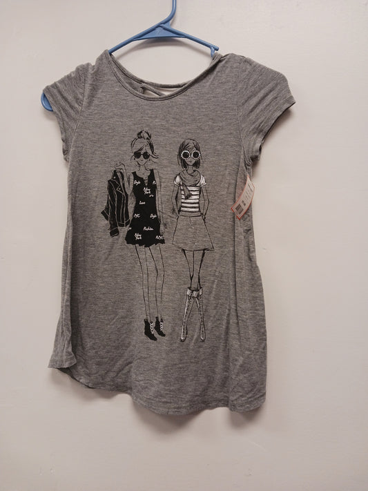 grey Justice Girls Tshirt, 8 G