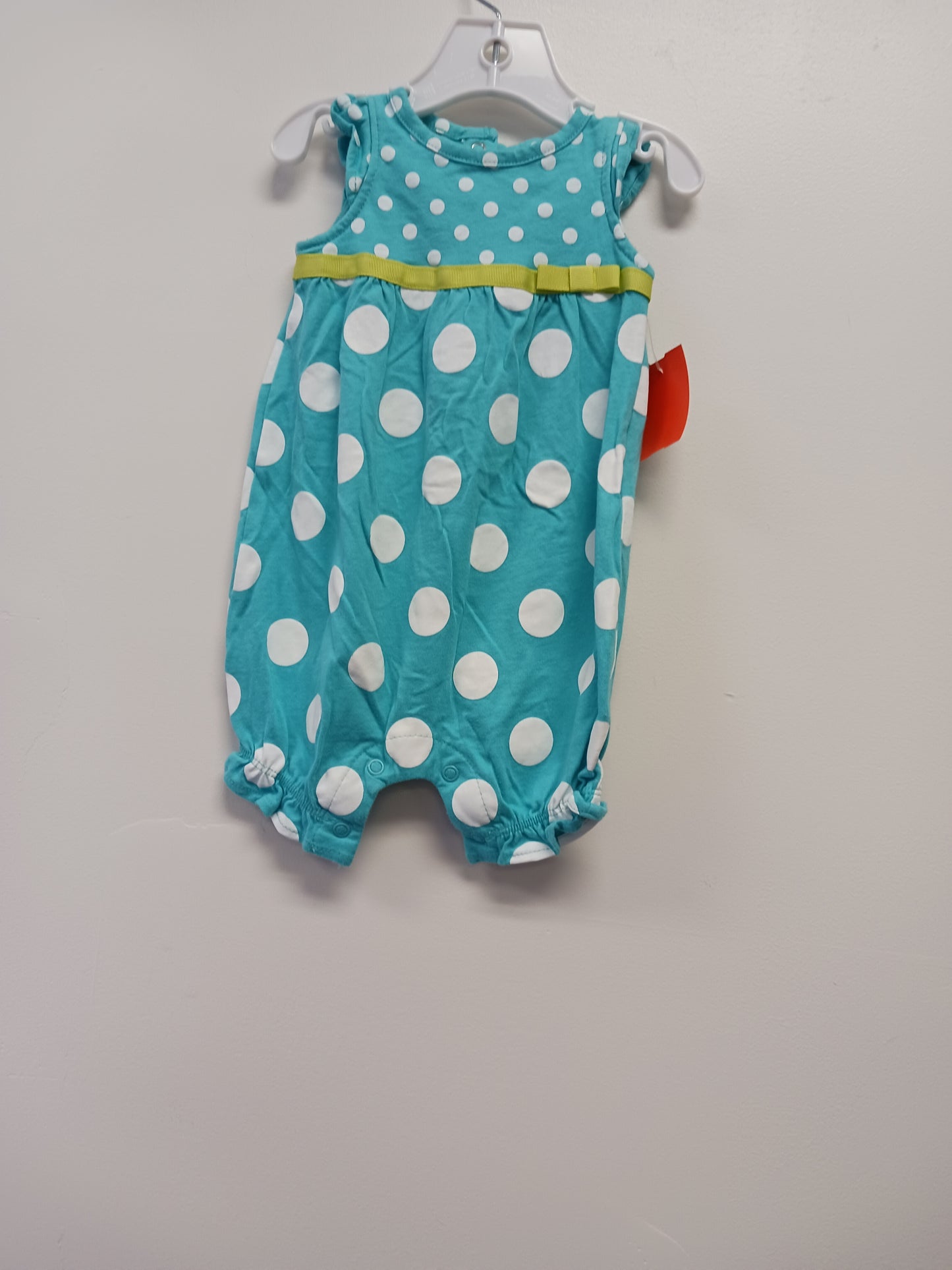 green Carters Poka Dot Romper, 6M G