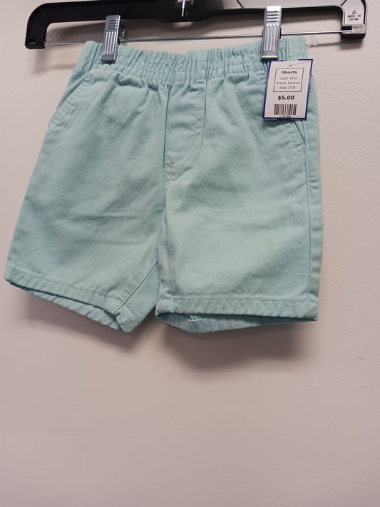 Blue Nautica Shorts, 2T B
