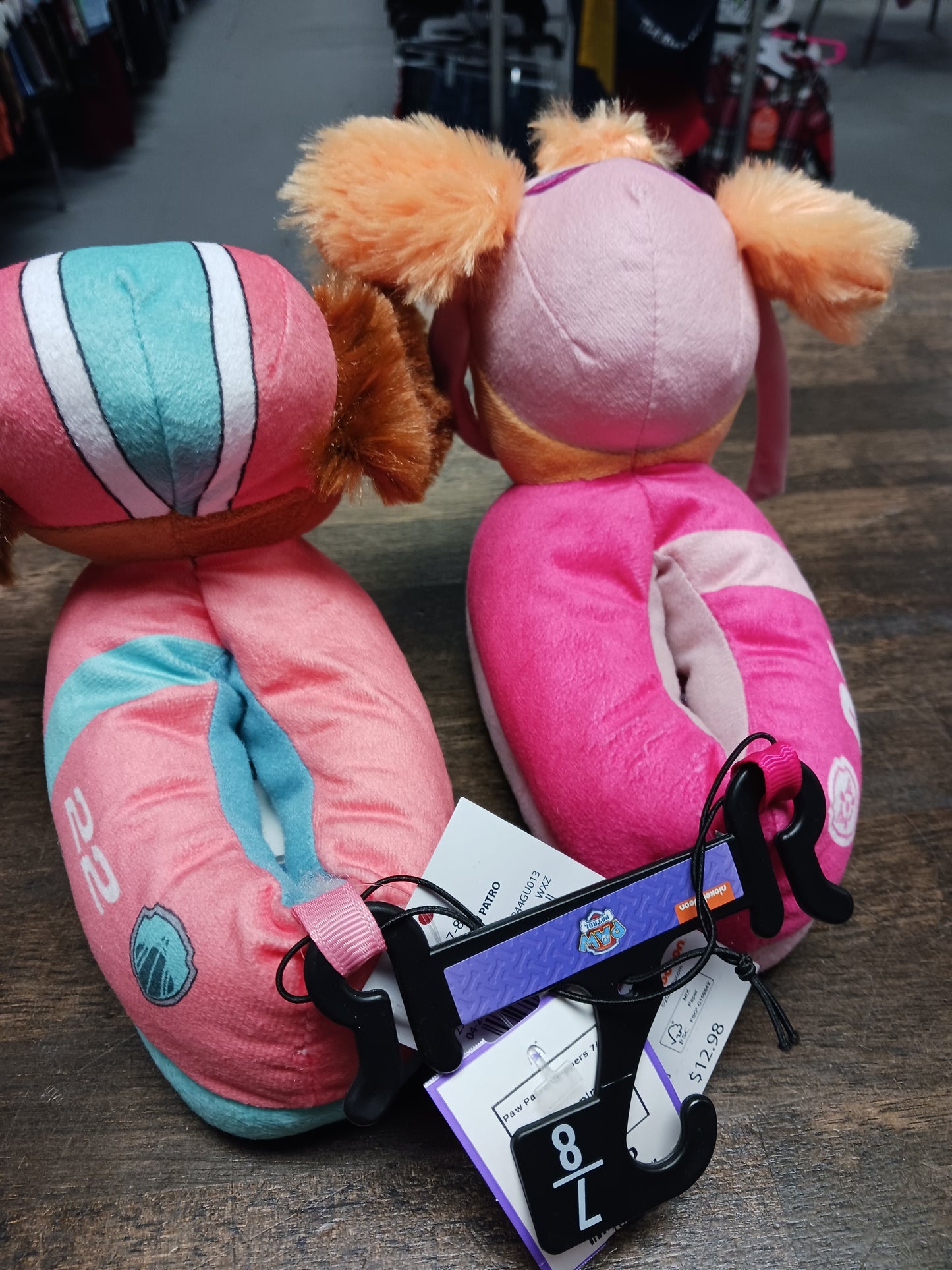 pink Nickelodeon Paw Patrol Slippers 7/8, 7G