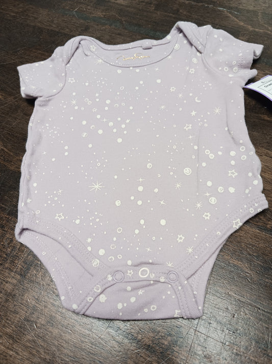 Purple/White Star Jessica Simpson Onesie, NB G