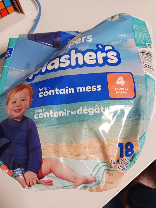 Pampers Swimmers Diapers 7 ct, 4