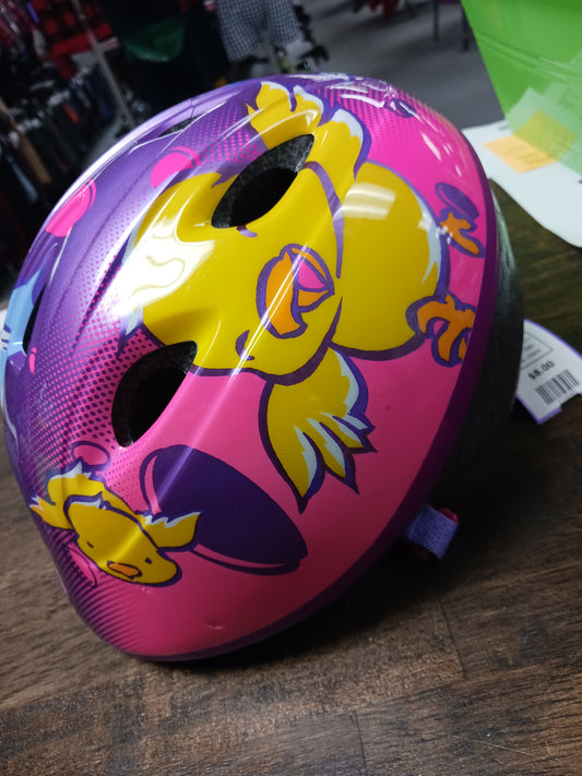 Pink/Purple Animal Bell Helmet, Infant