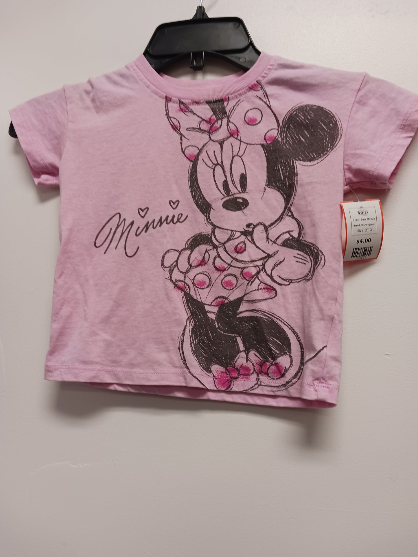 Pink Minnie Disney Junior Shirt, 2T G