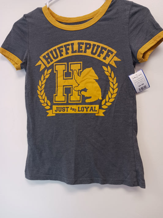 grey/yellow Harry Potter Hufflepuff Shirt, 10 G