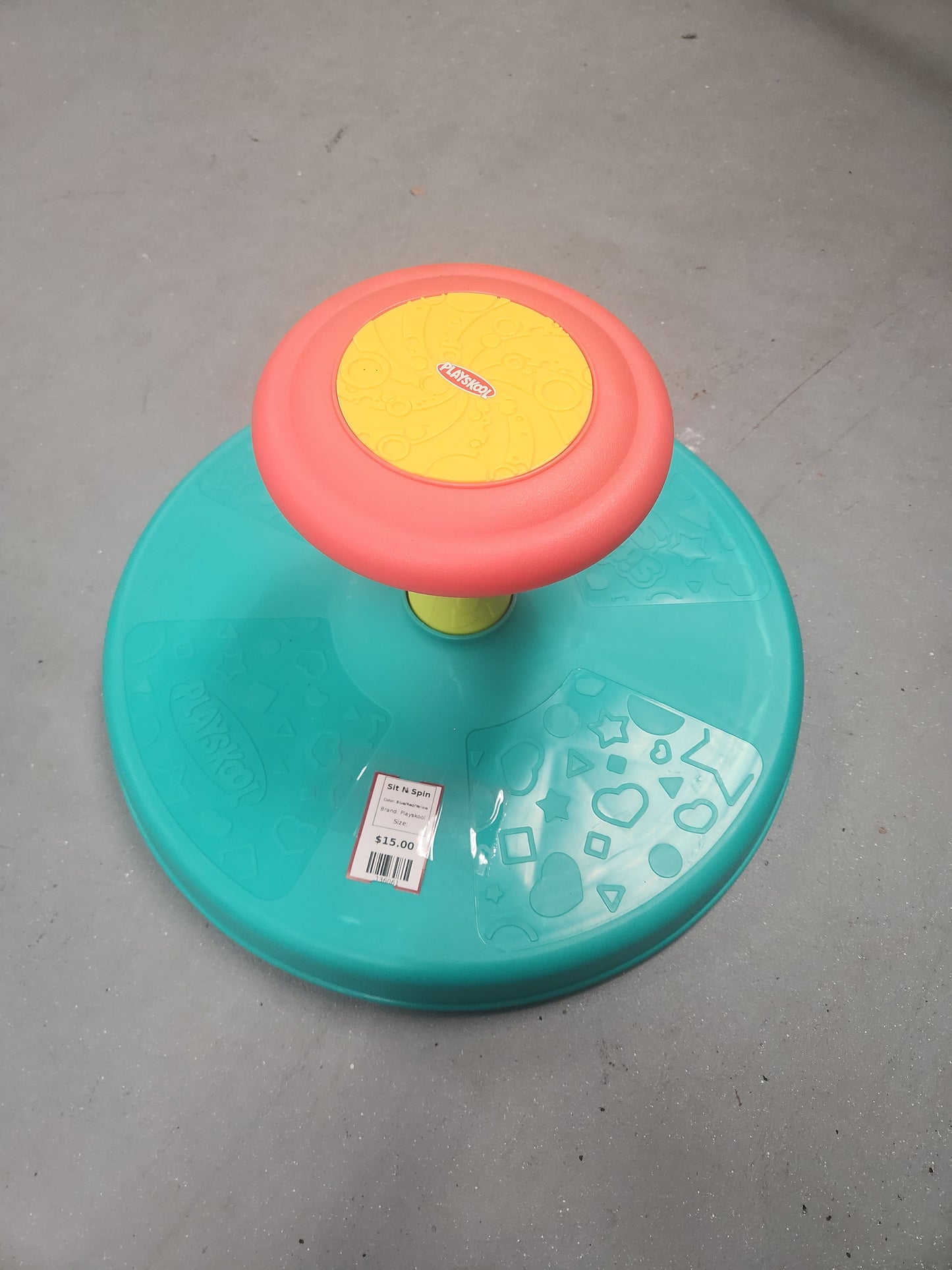 Blue/Red/Yellow Playskool Sit N Spin