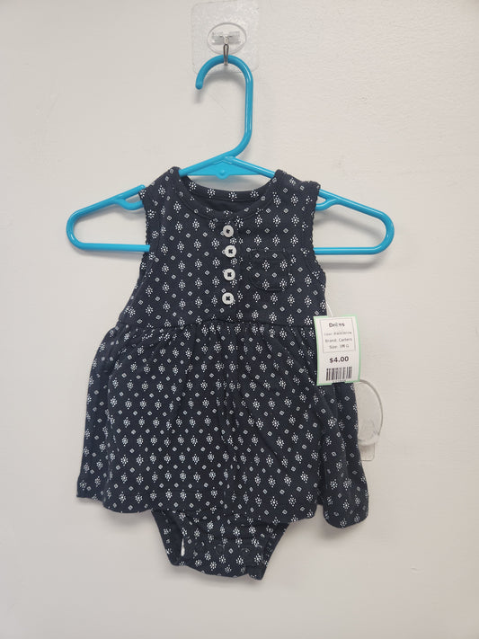 Black/White Carters Dress, 3M G