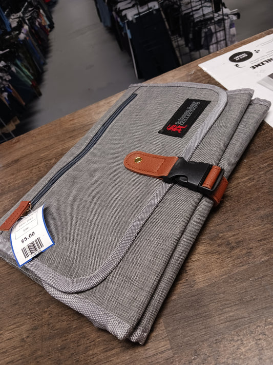 Grey Solomon Ross Collections Travel Changing Pad
