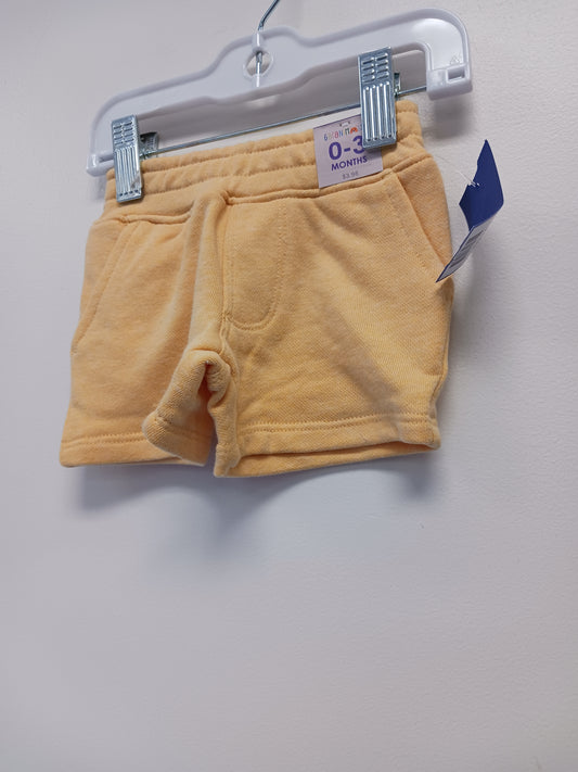 Yellow Garanimals Shorts, NB B