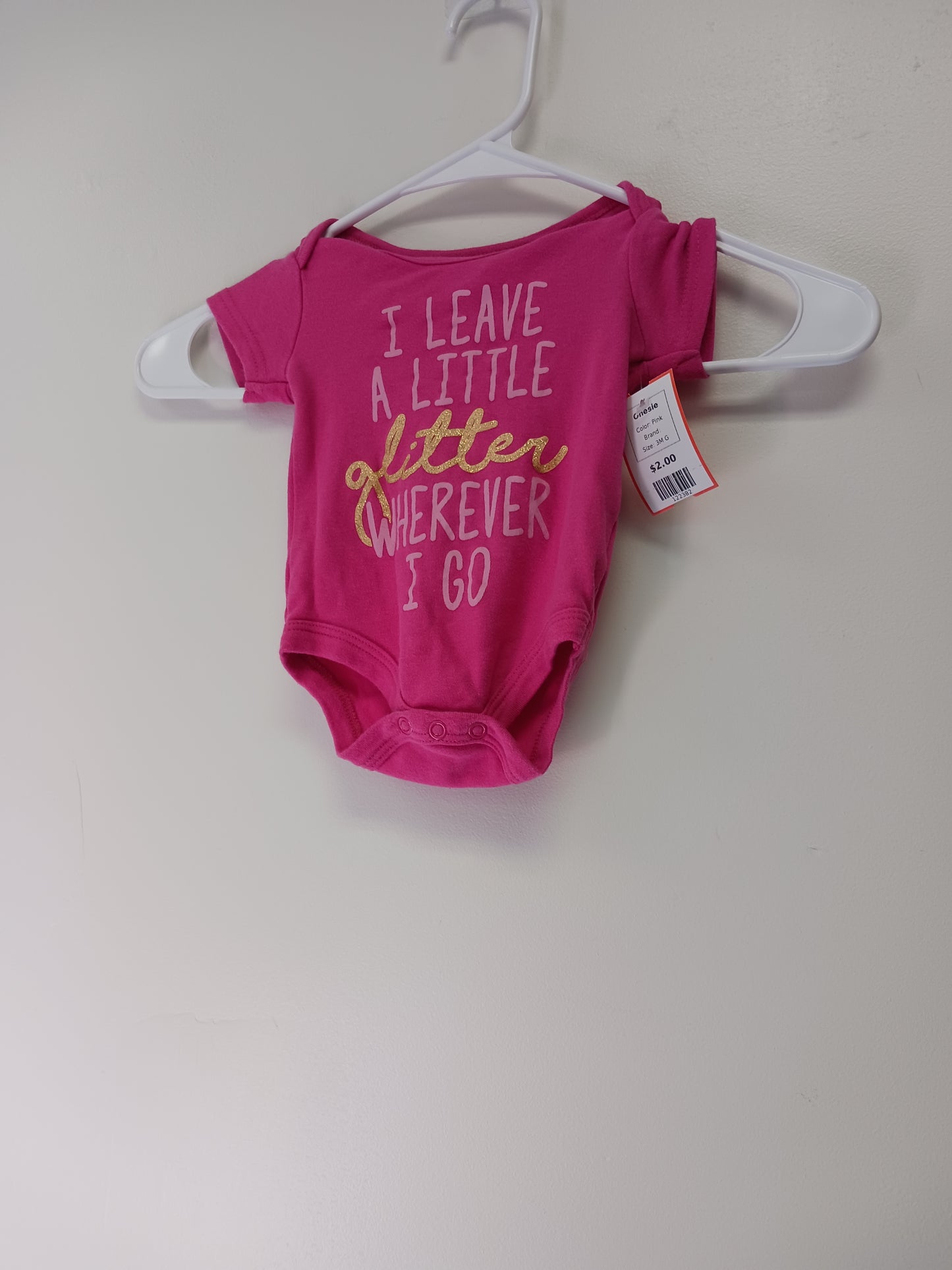 Pink  Onesie, 3M G