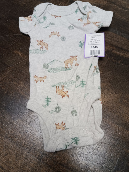 Grey Fox Carters Onesie, NB B