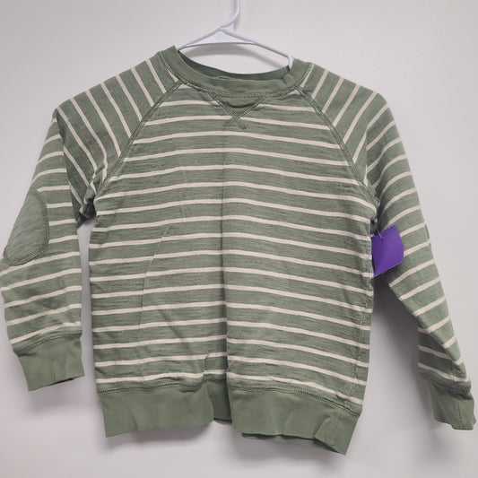 Green/White Striped Gymboree Longsleeve Shirt, 5T B