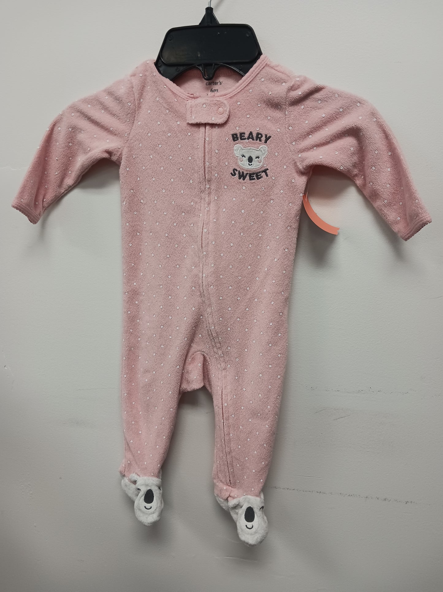 Pink Carters Beary Sweet Sleeper, 6M G