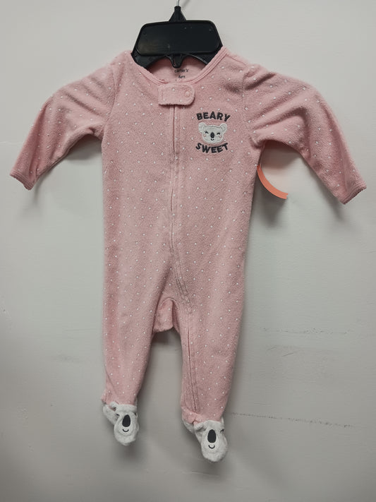 Pink Carters Beary Sweet Sleeper, 6M G