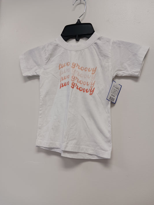 white  two groovyshirt, 2T G