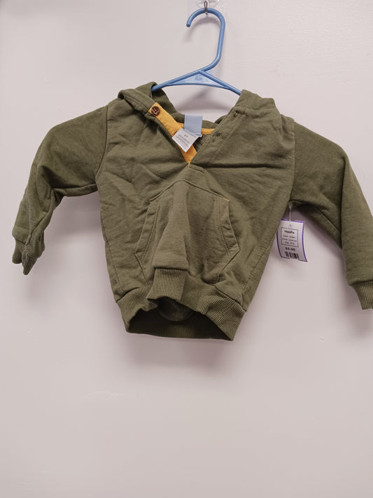 Green Little Lad Hoodie, 2T B