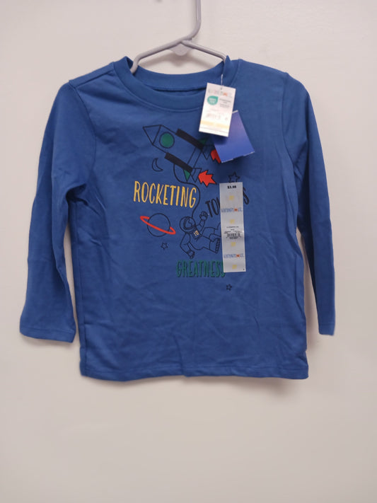 Blue Rocket Garanimals Longsleeve Shirt, 2T B