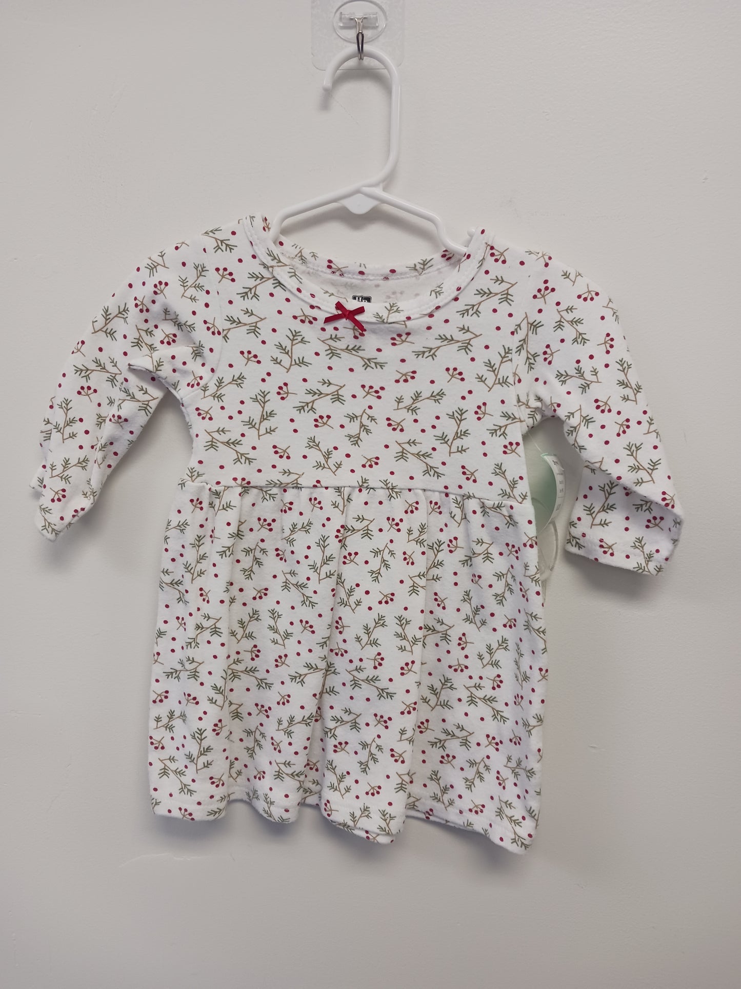 White/Green/Red HB Dress, 9M G