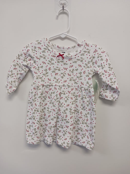 White/Green/Red HB Dress, 9M G