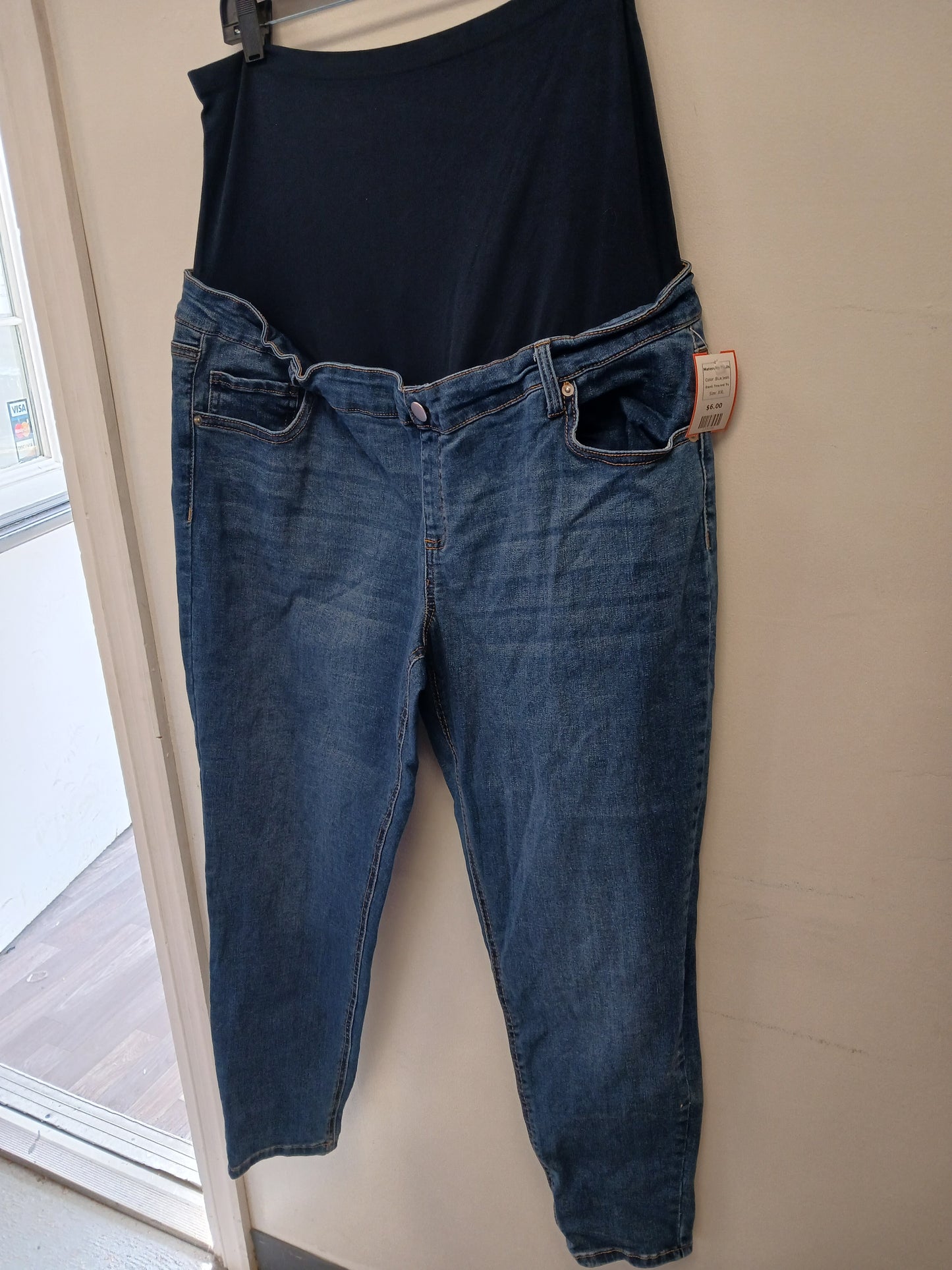 Blue Jean Time And Tru Maternity Pants, XXL