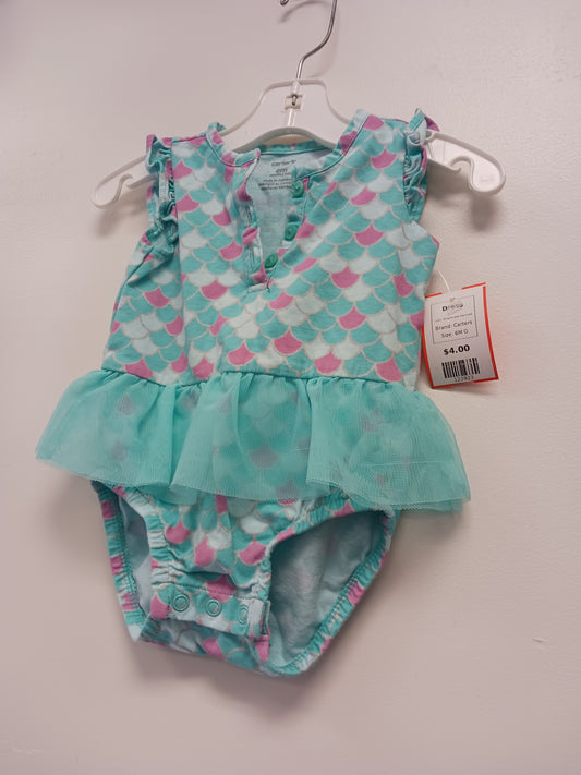 Blue/Purple Mermaid Carters Dress, 6M G