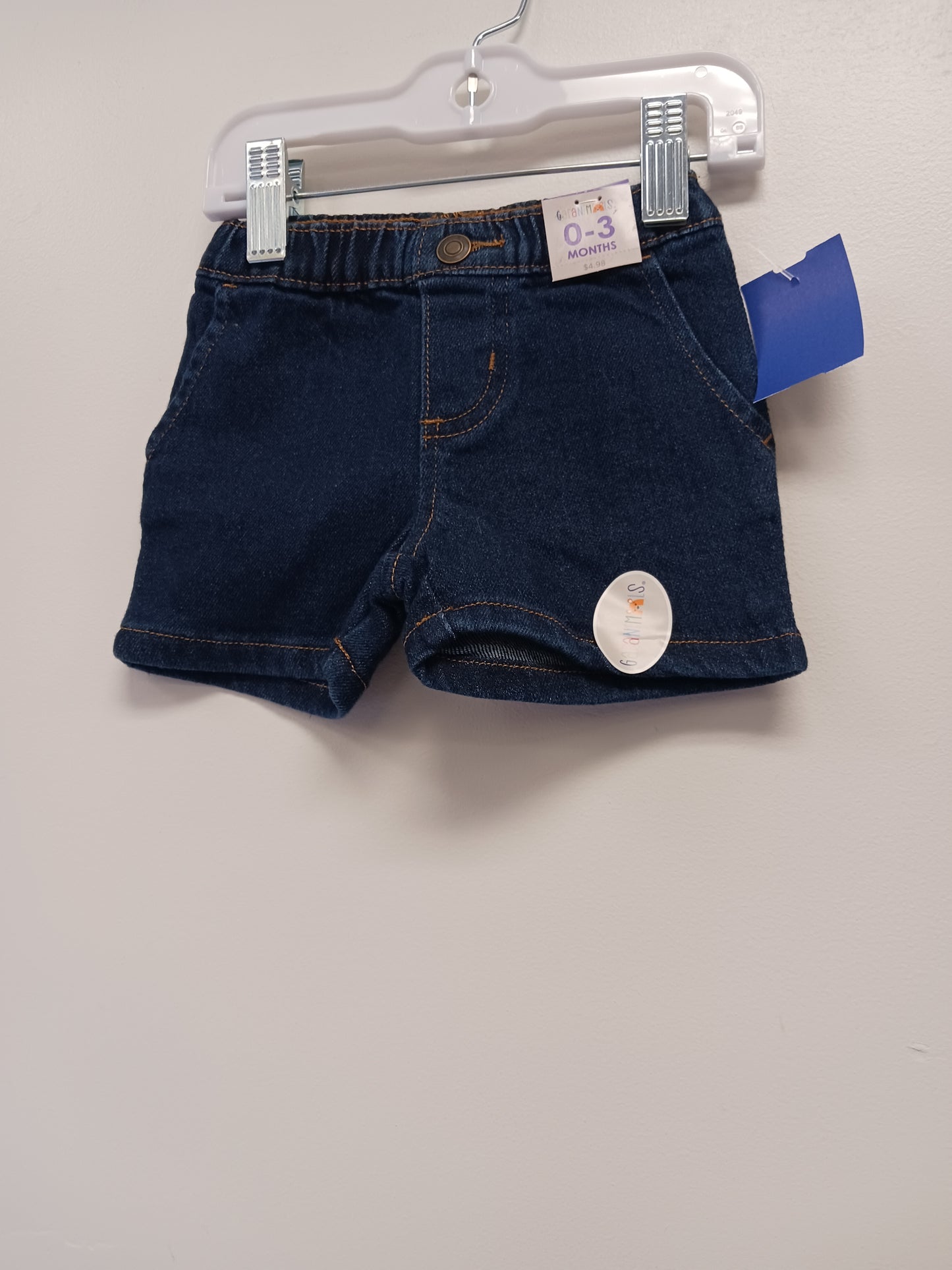 Blue Jean Garanimals Shorts, NB B