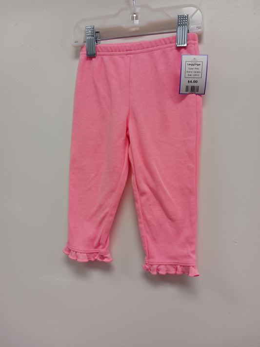 Pink Carters Leggings, 12M G