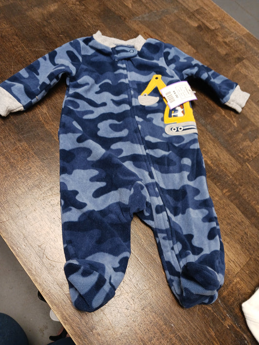 Blue Camo Carters Sleeper, 3M B