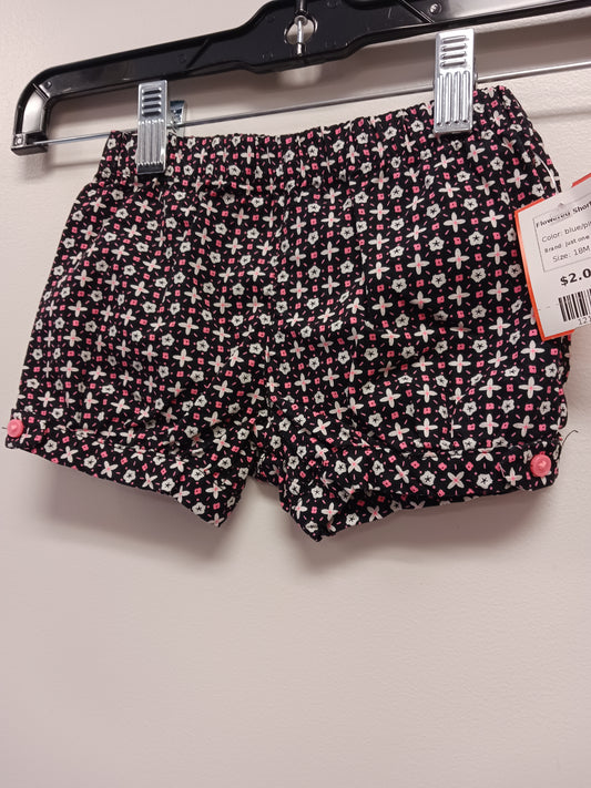 blue/pink just one you Flowered Shorts, 18M G