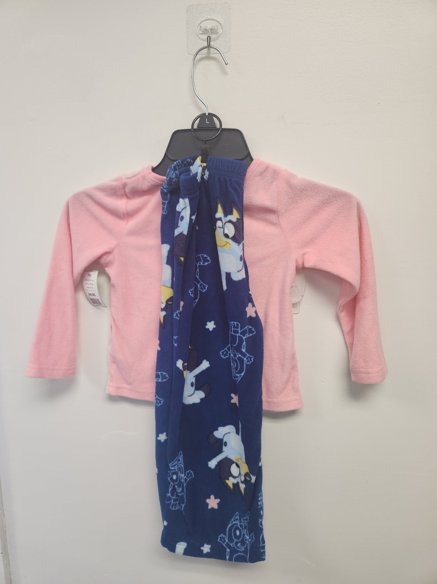 Pink/Navy Bluey Pjs, 4T G