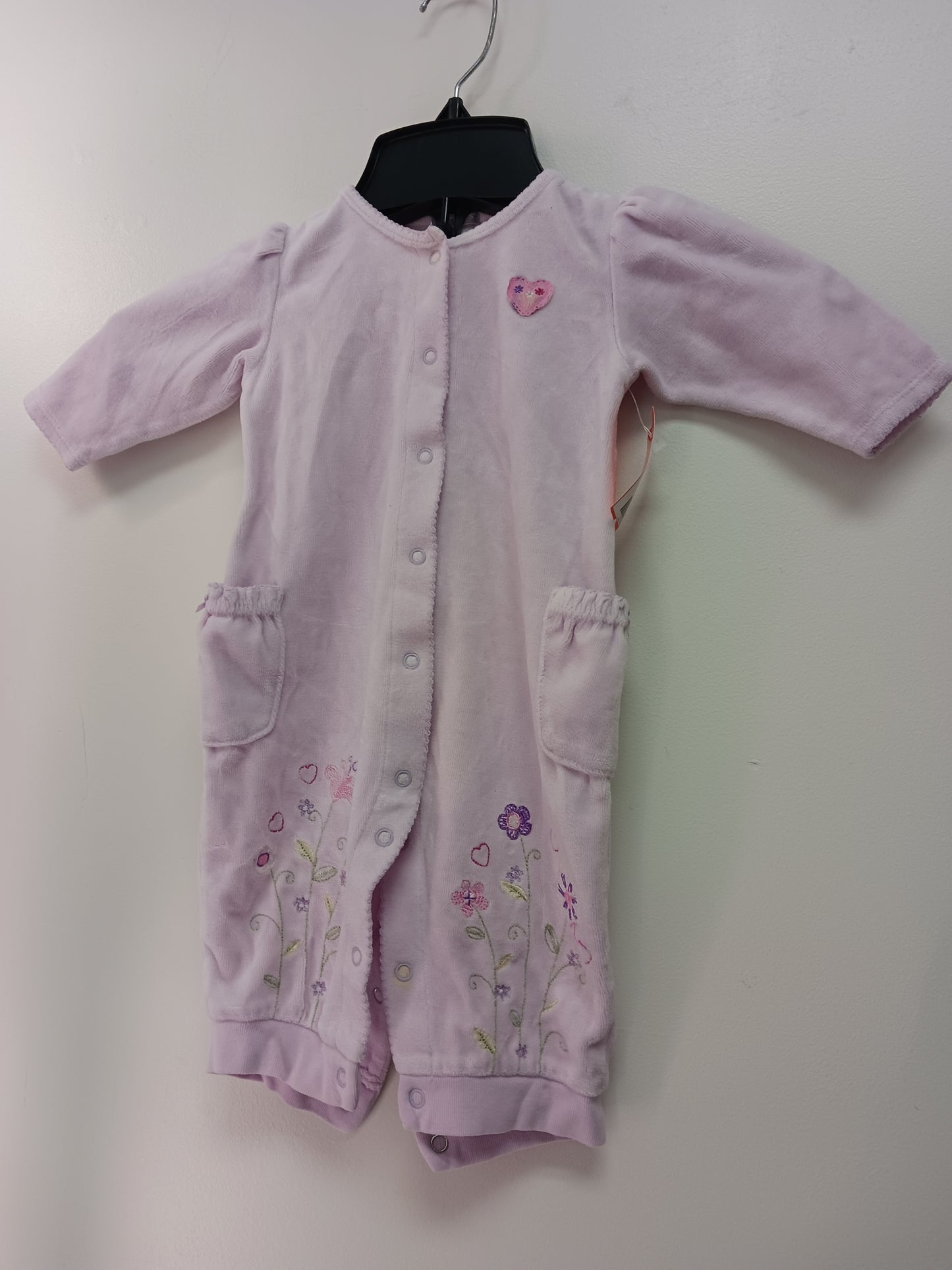Purple Carters Flower One Piece outfit, 6M G