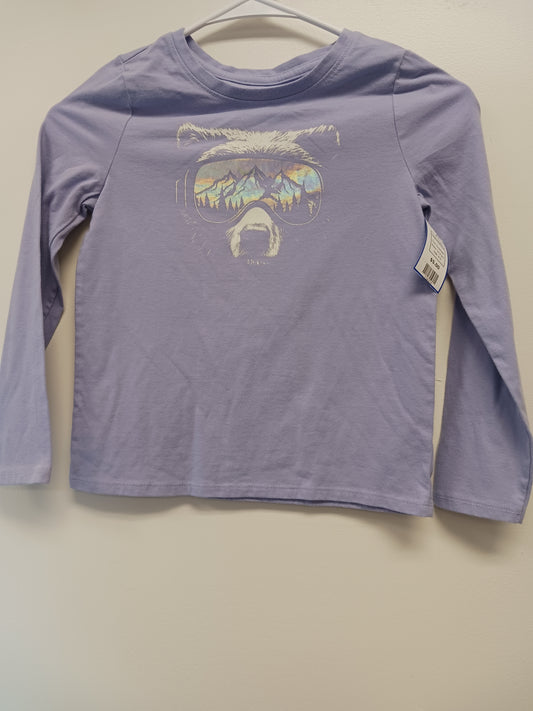 Purple Bear Cat & Jack Longsleeve Shirt, 6 G