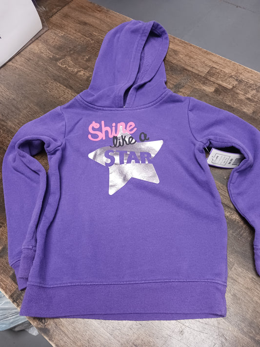 Purple Shine Like A Star Jumping Bean Hoodie, 5T G