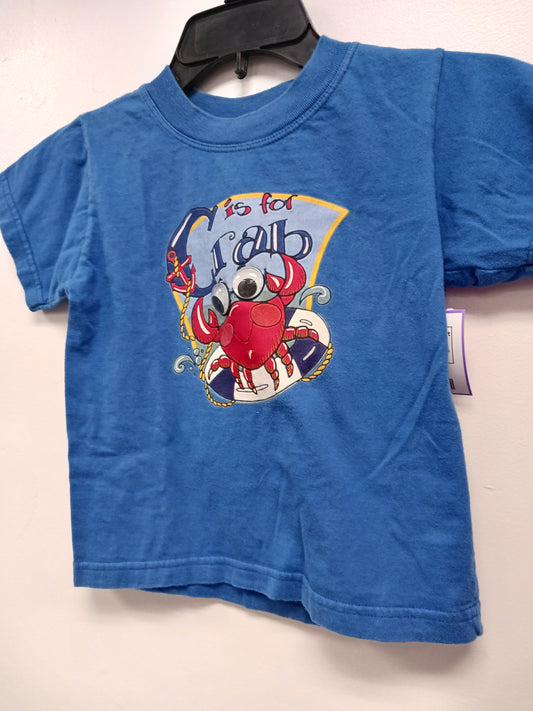 blue Nice ideas Crab Tshirt, 5T B