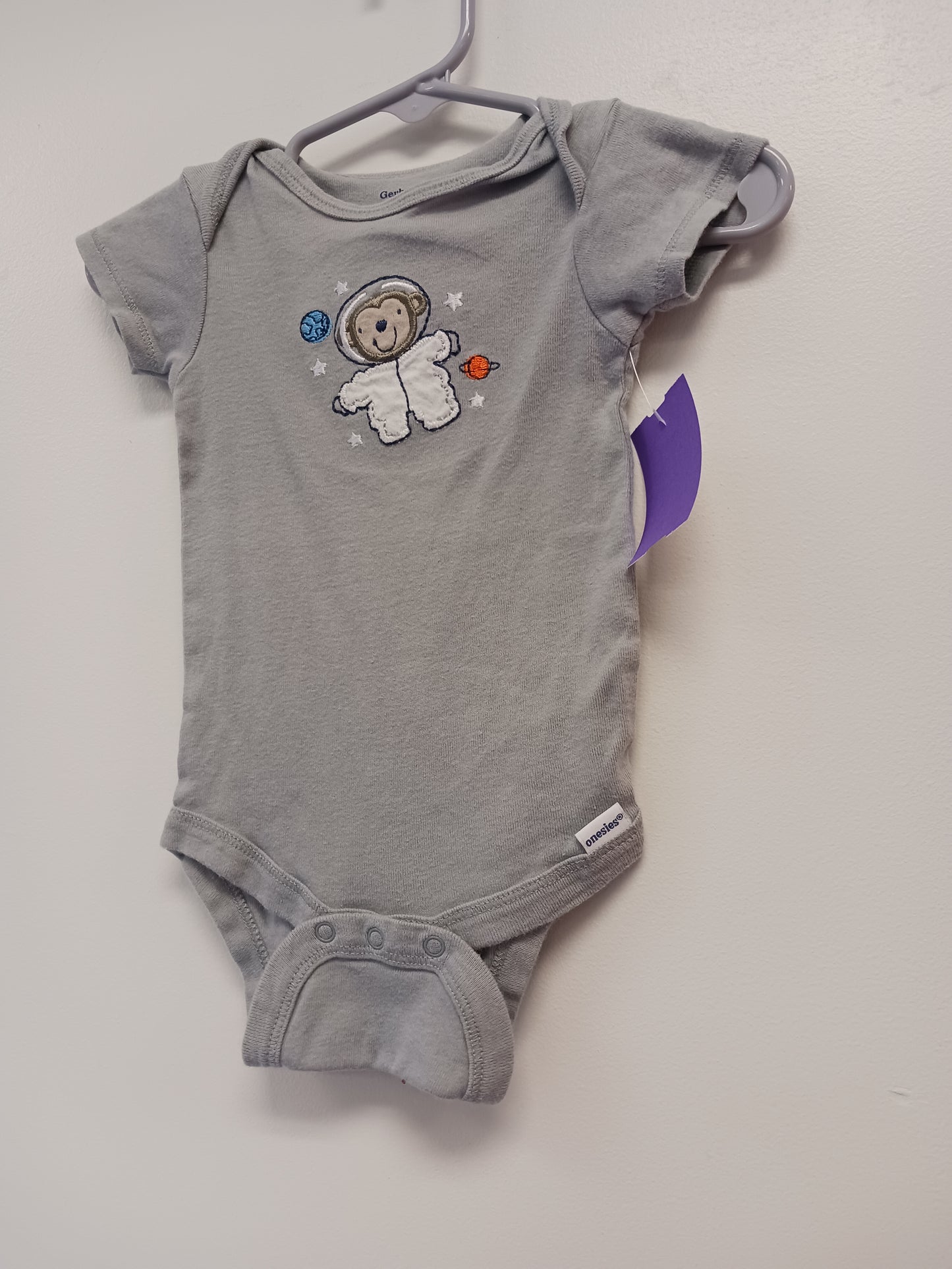 Grey Gerber Onesie, 6M B