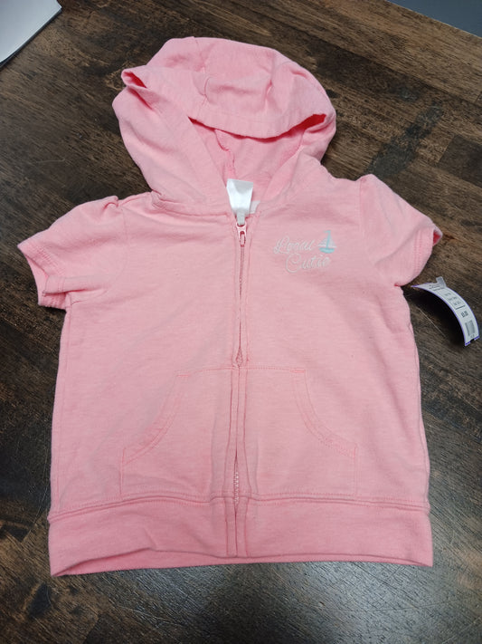 Pink Carters Short Sleeve Jacket, 12M G