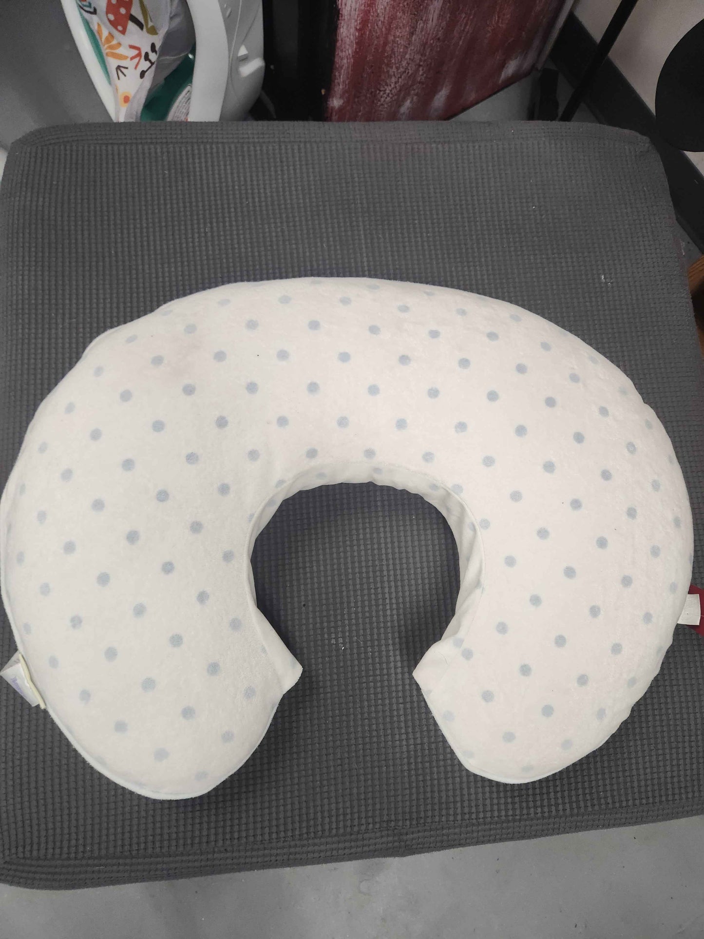 Blue/White Boppy Nursing Pillow