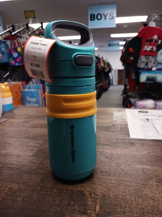 Blue Tommee Tippee Sippy Cups