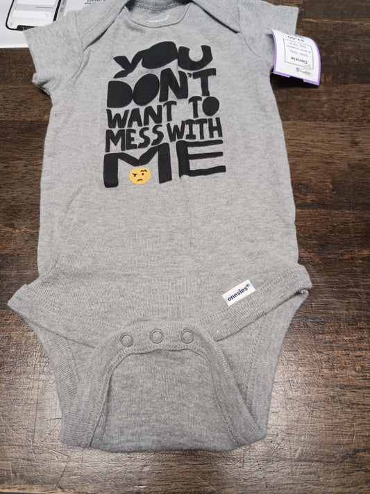 Grey Onesies Oensie, 3M B