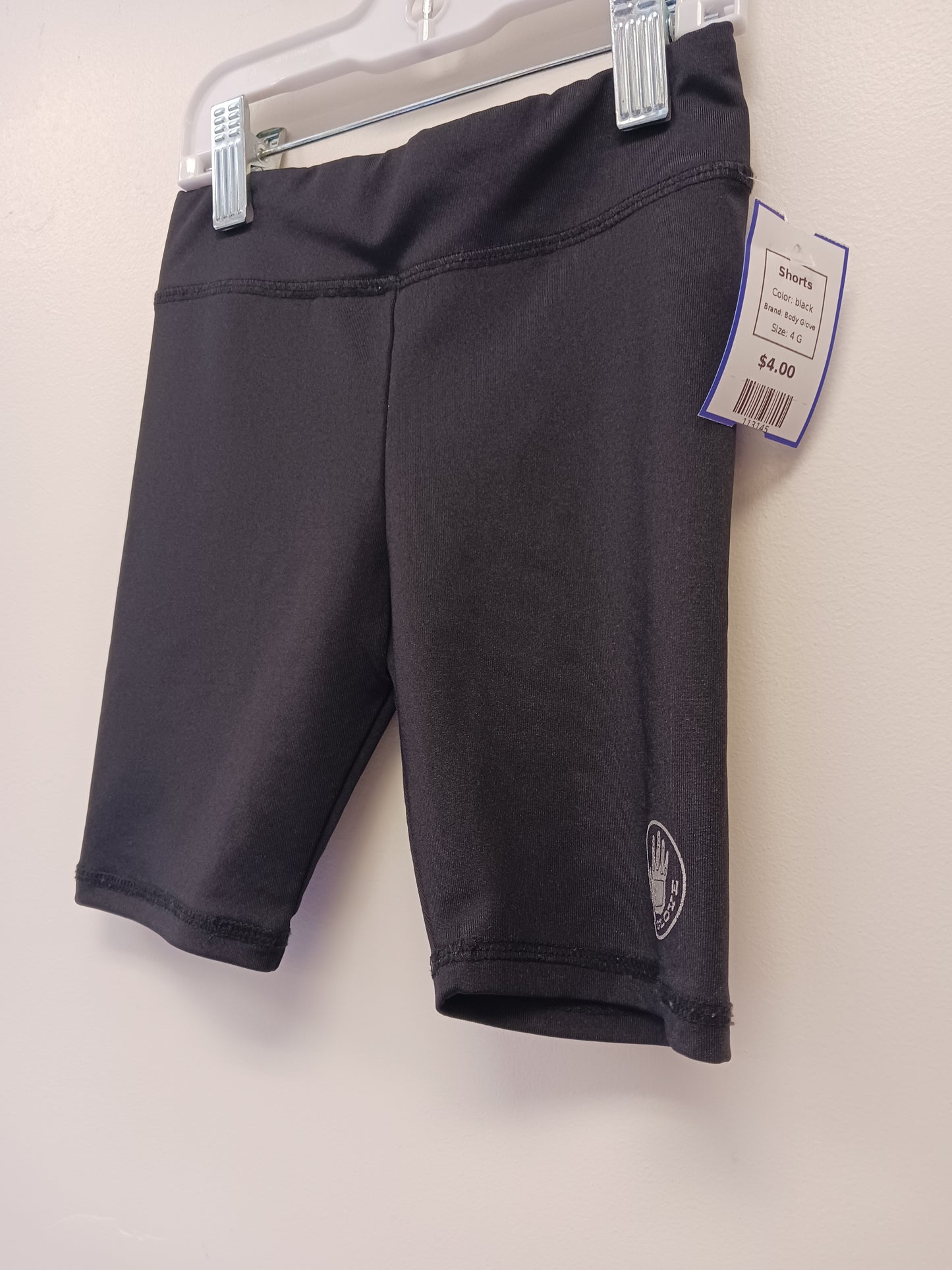 black Body Glove Shorts, 4 G