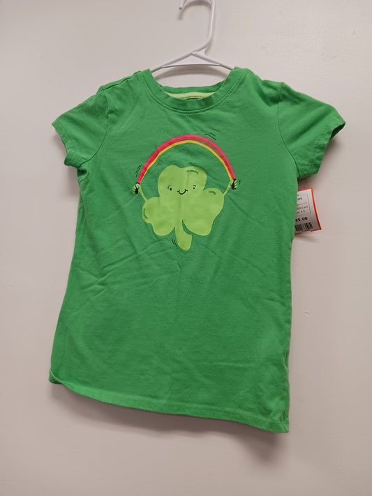 Green Shamrock Cat & Jack Shirt, 6 G