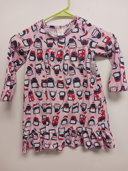 Pink Penguin Gymboree Nightgown, 4T G