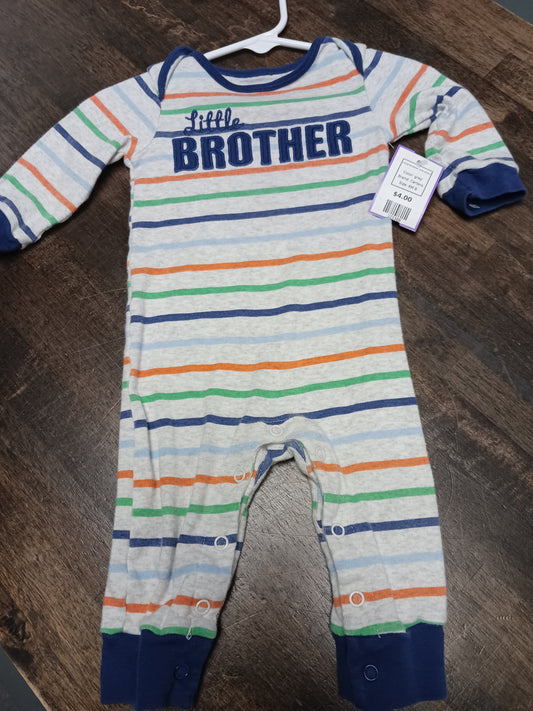 grey Carters Little Brother one piece, 6M B