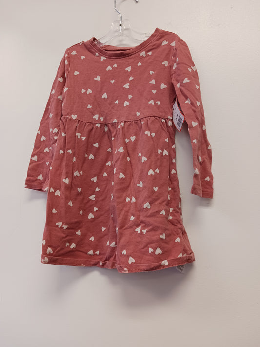 Pink Heart Old Navy Dress, 3T G