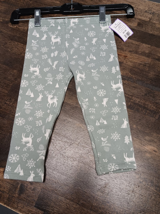 Green Garanimals Deer Pants, 2T G